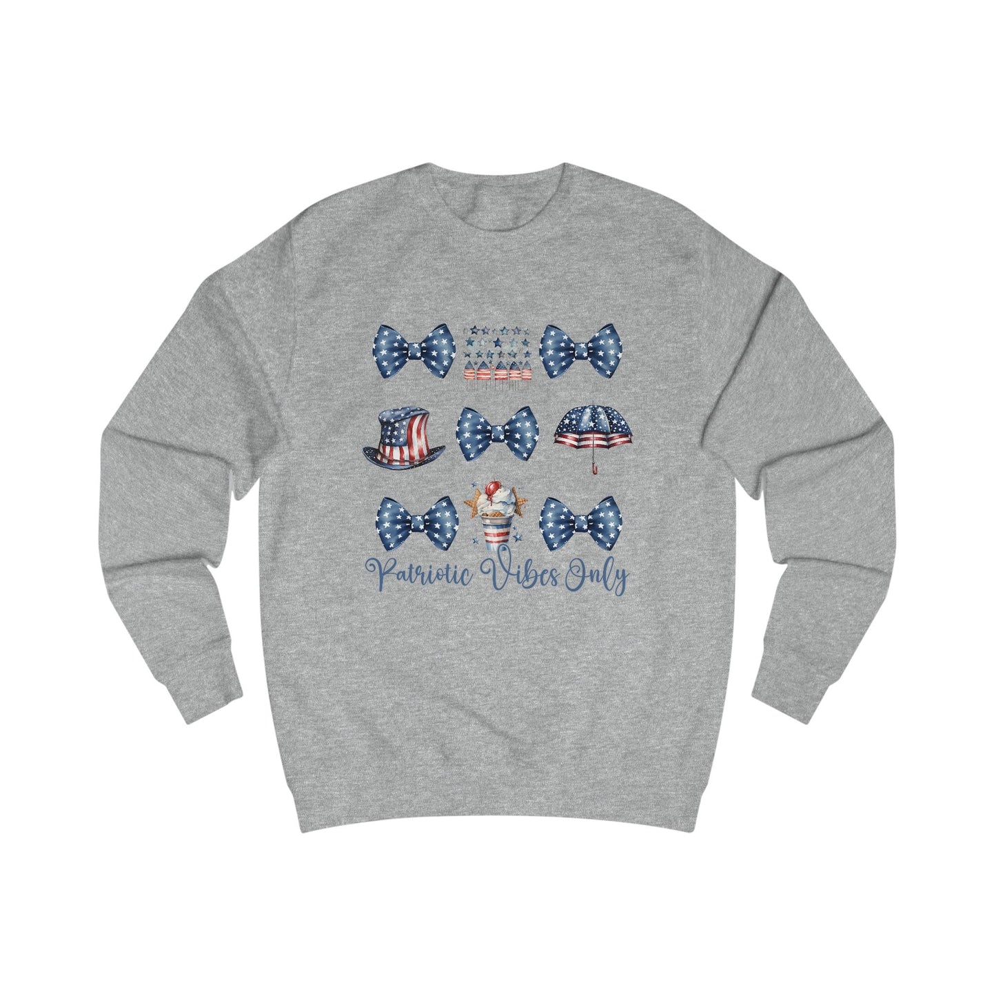 Patriotic Vibes Only Crewneck Sweatshirt
