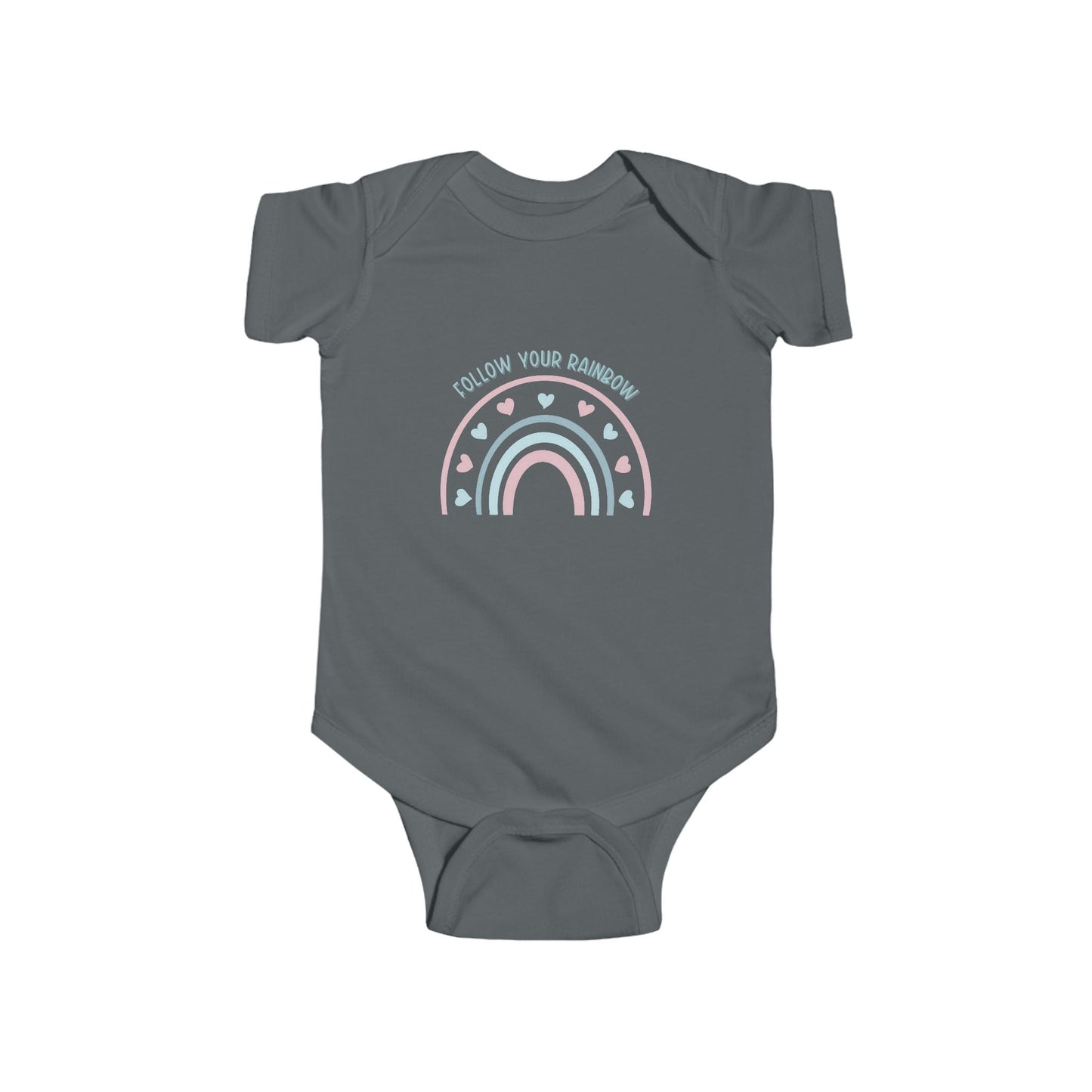 Follow Your Rainbow Infant Short Sleeve Onesie