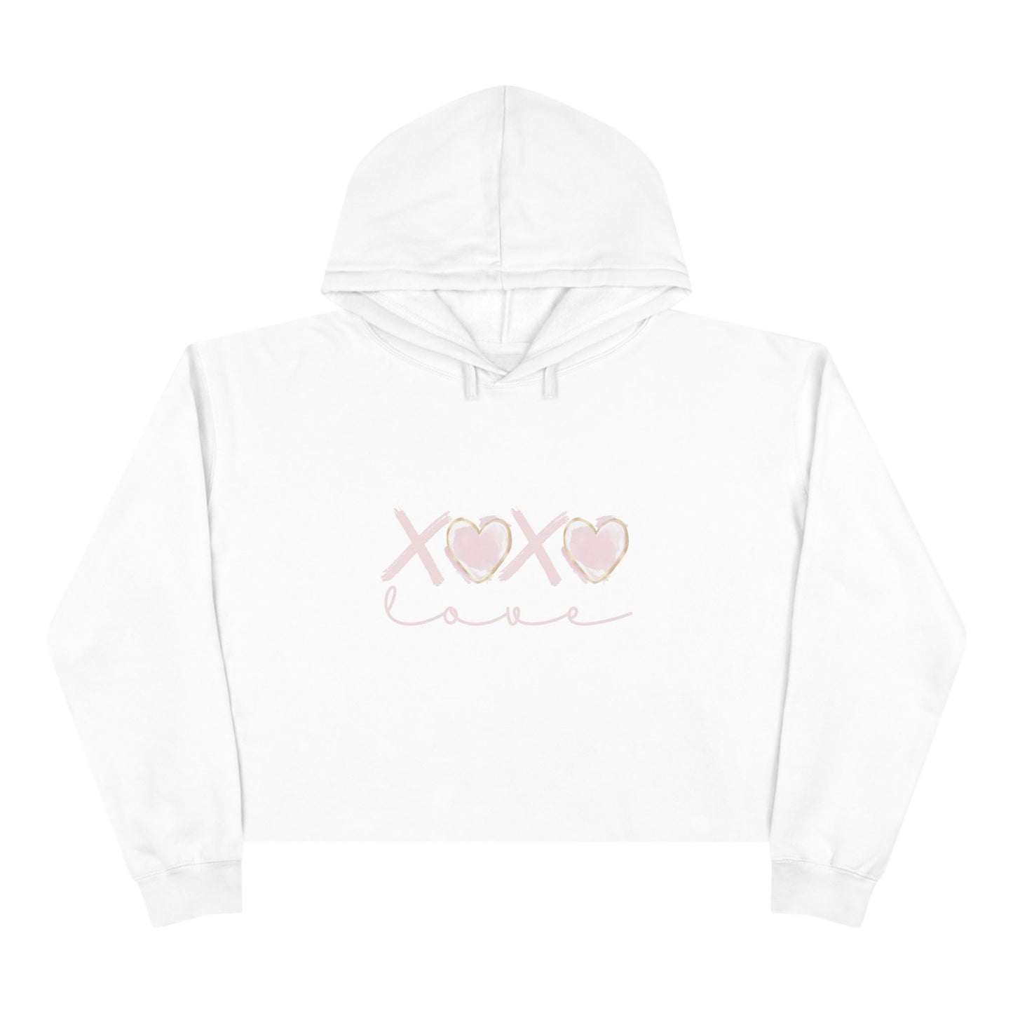 XO Love Crop Hoodie