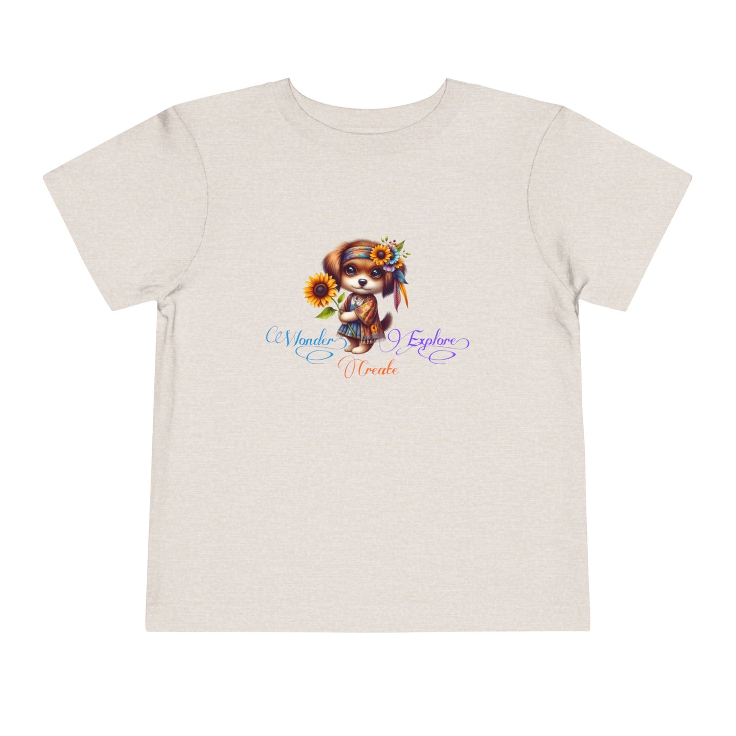 Wonder, Explore, Create Toddler T-Shirt