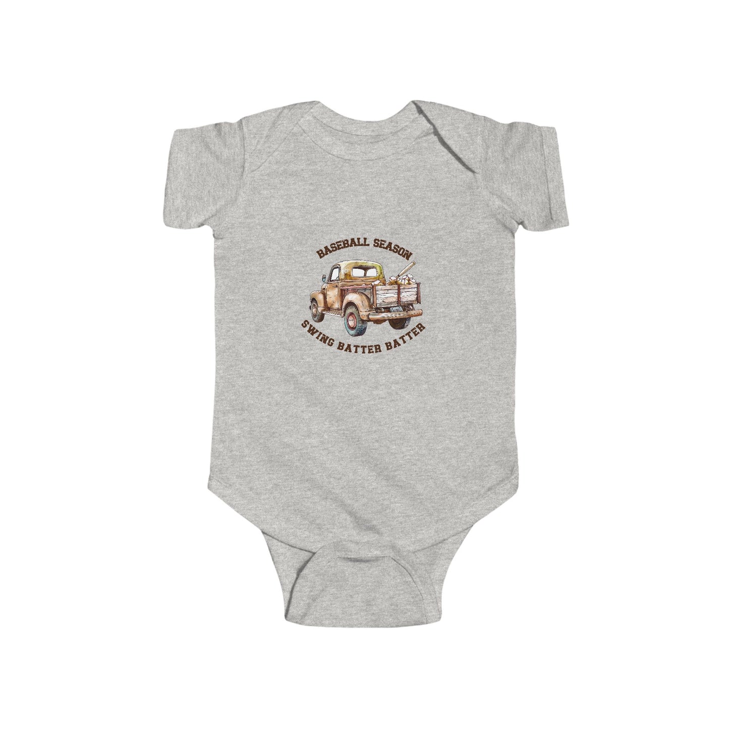 Baseball Season Infant Short Sleeve Onesie