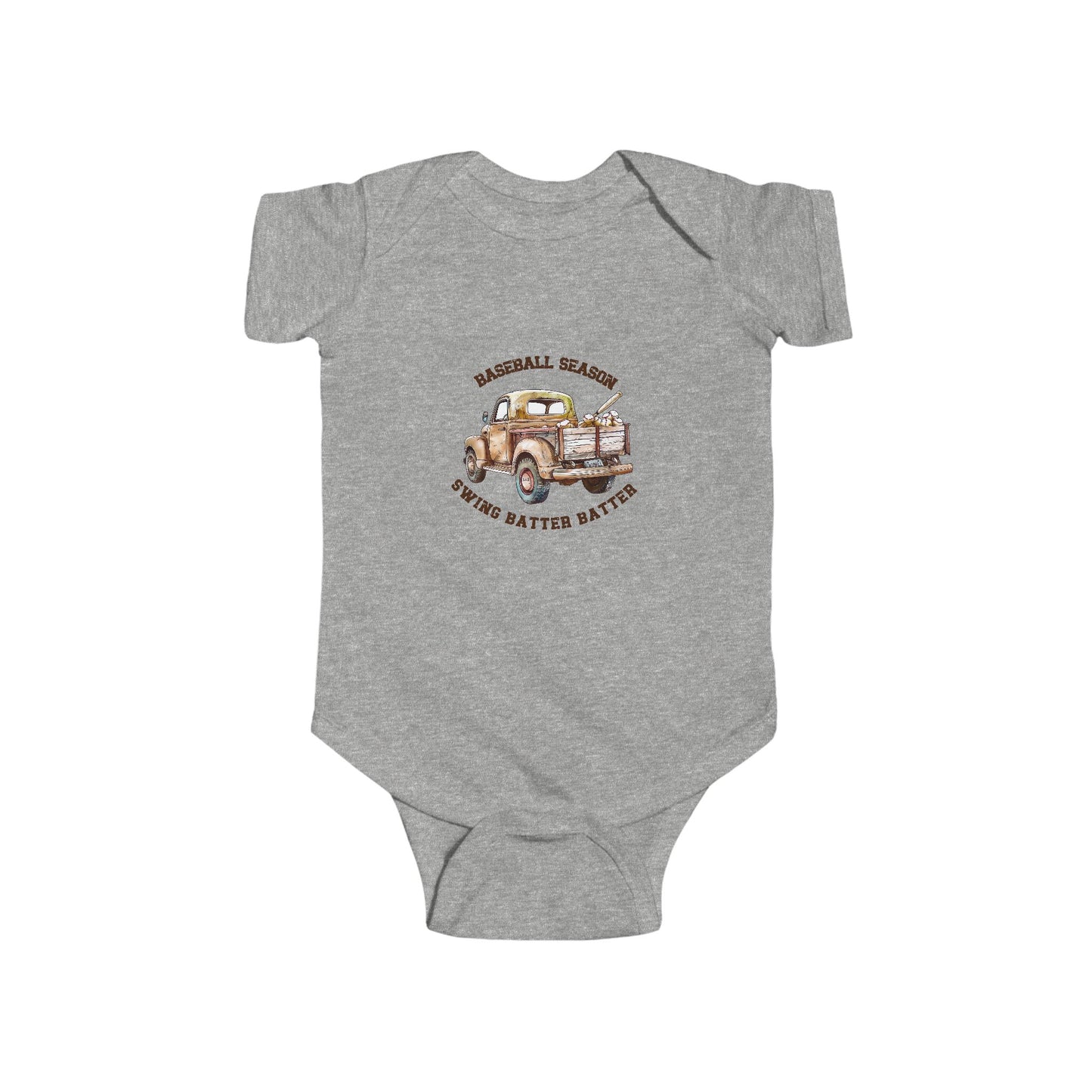 Baseball Season Infant Short Sleeve Onesie