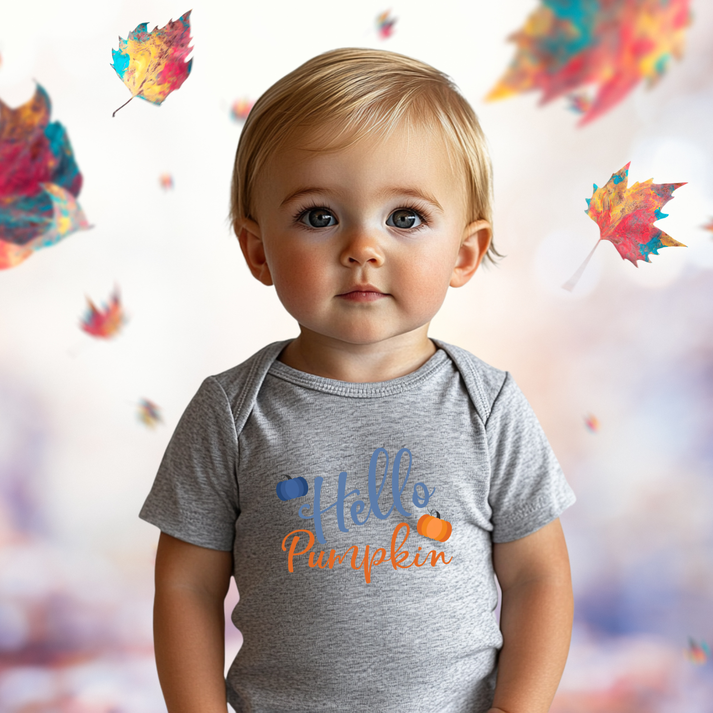 Hello Pumpkin Infant Short Sleeve Onesie