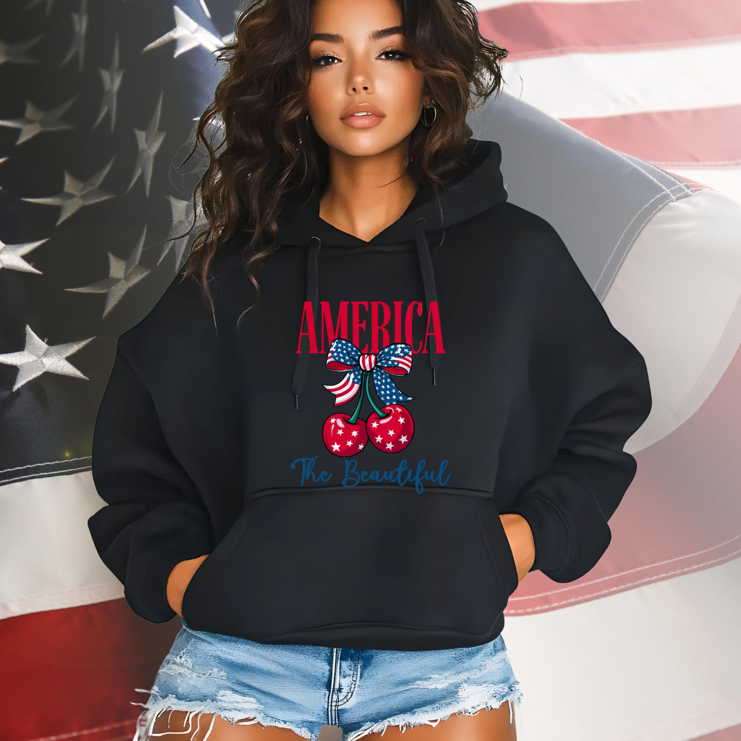 America The Beautiful Pullover Hoodie