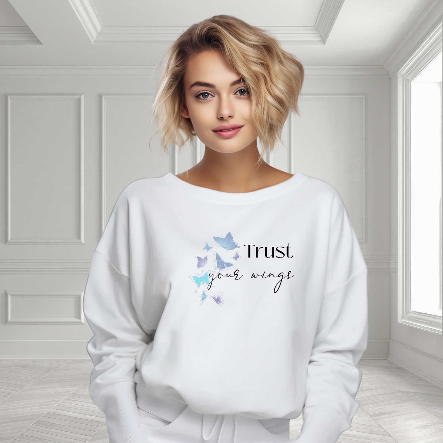 Trust Your Wings Crewneck Sweatshirt