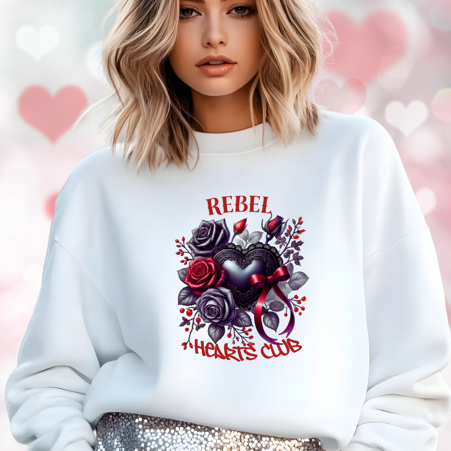 Rebel Hearts Club Crewneck Sweatshirt