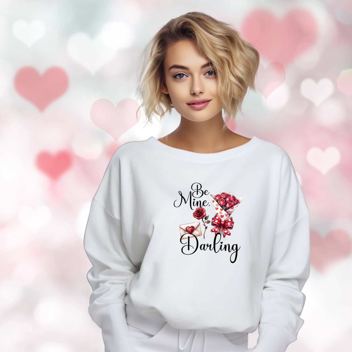 Be Mine, Darling Crewneck Sweatshirt