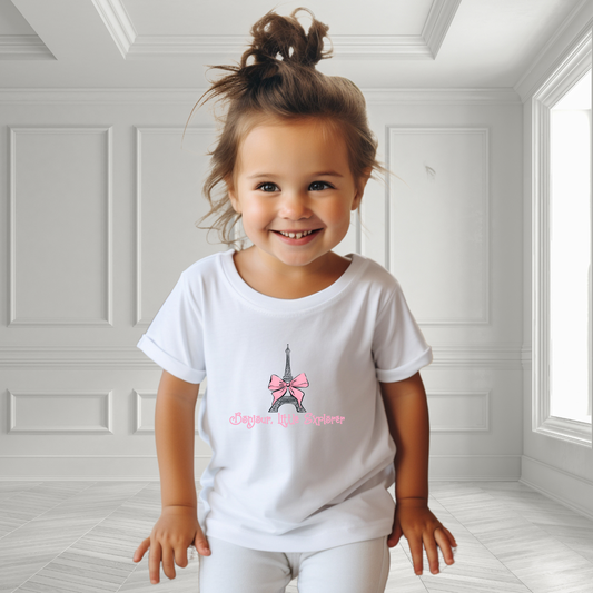 Bonjour, Little Explorer Toddler T-Shirt