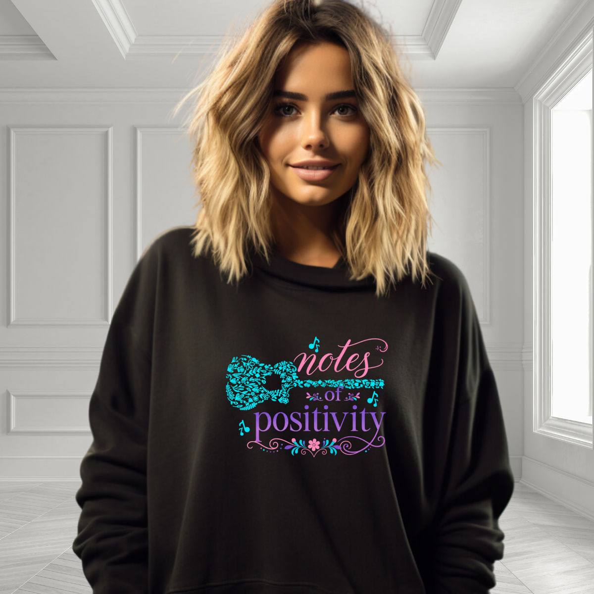 Notes Of Positivity Crewneck Sweatshirt