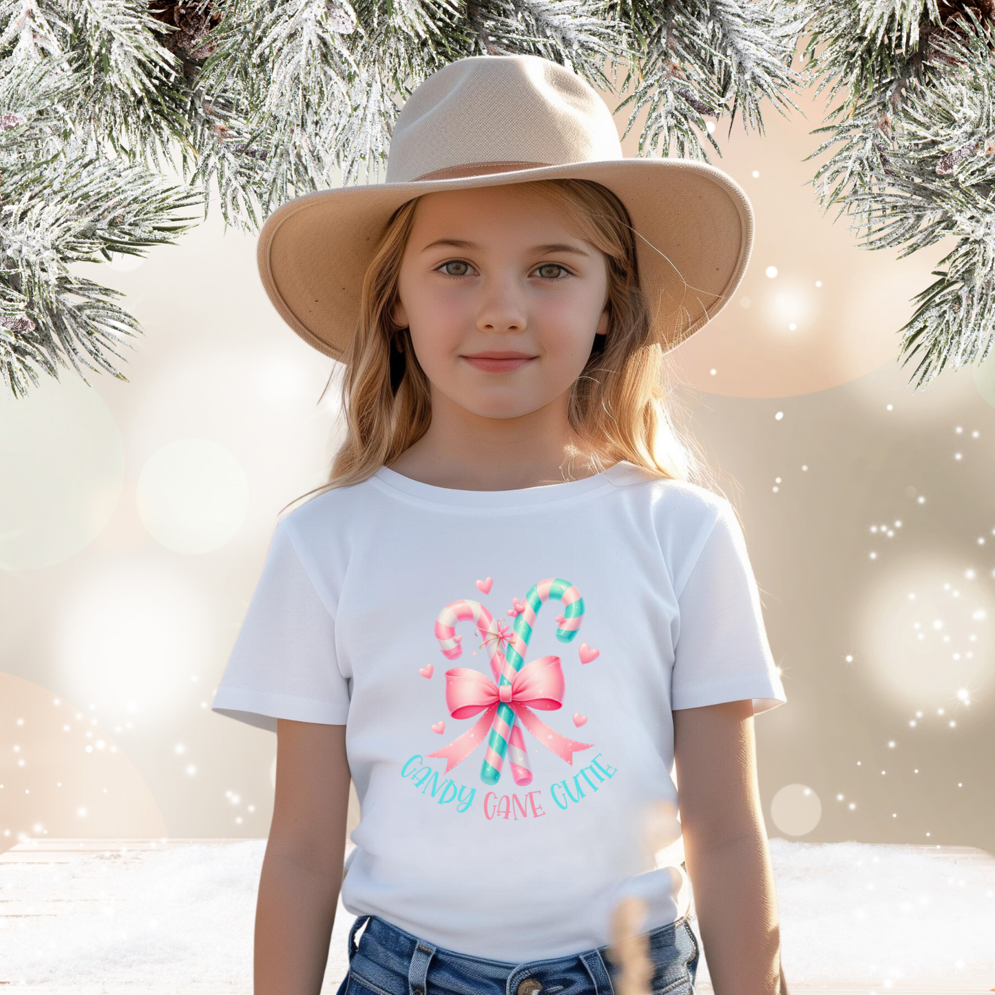 Candy Cane Cutie Kid’s T-Shirt