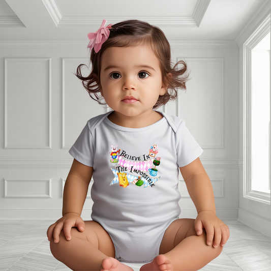 Believe In The Impossible Infant Short Sleeve Onesie