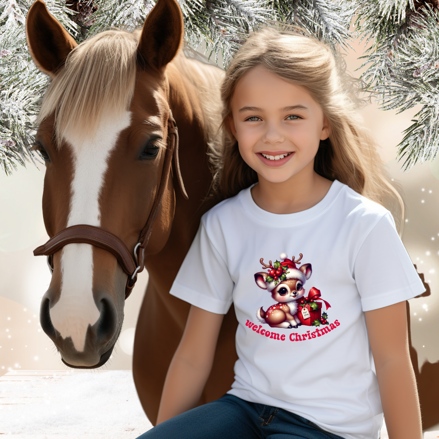 Welcome Christmas Kids T-Shirt