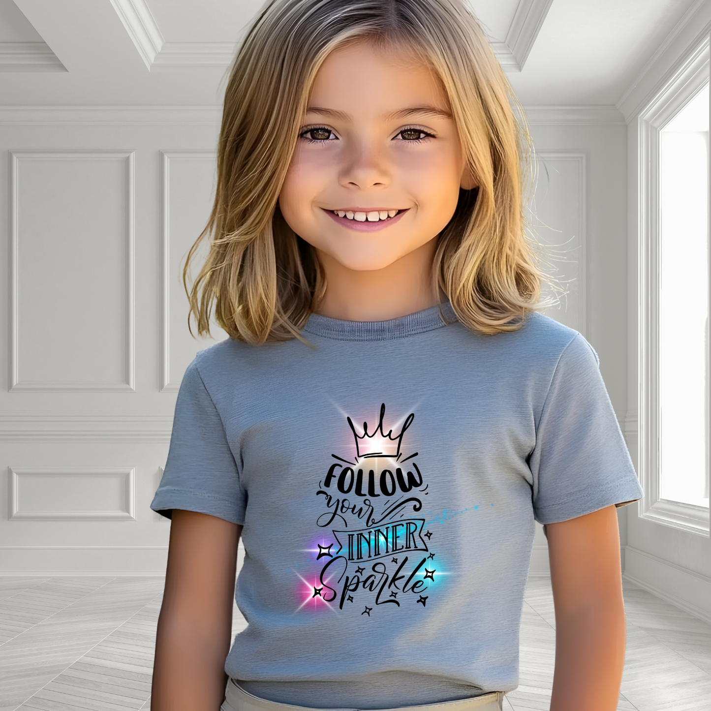 Follow Your Inner Sparkle Kid's T-Shirt