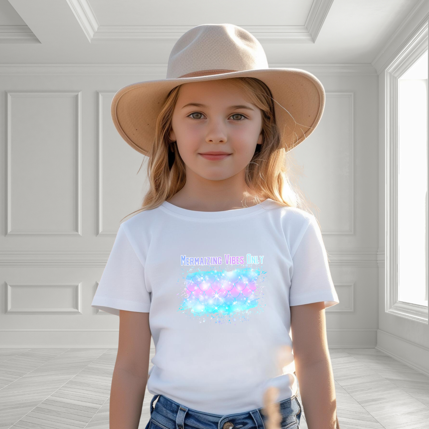 Mermaizing Vibes Only Kid's T-Shirt