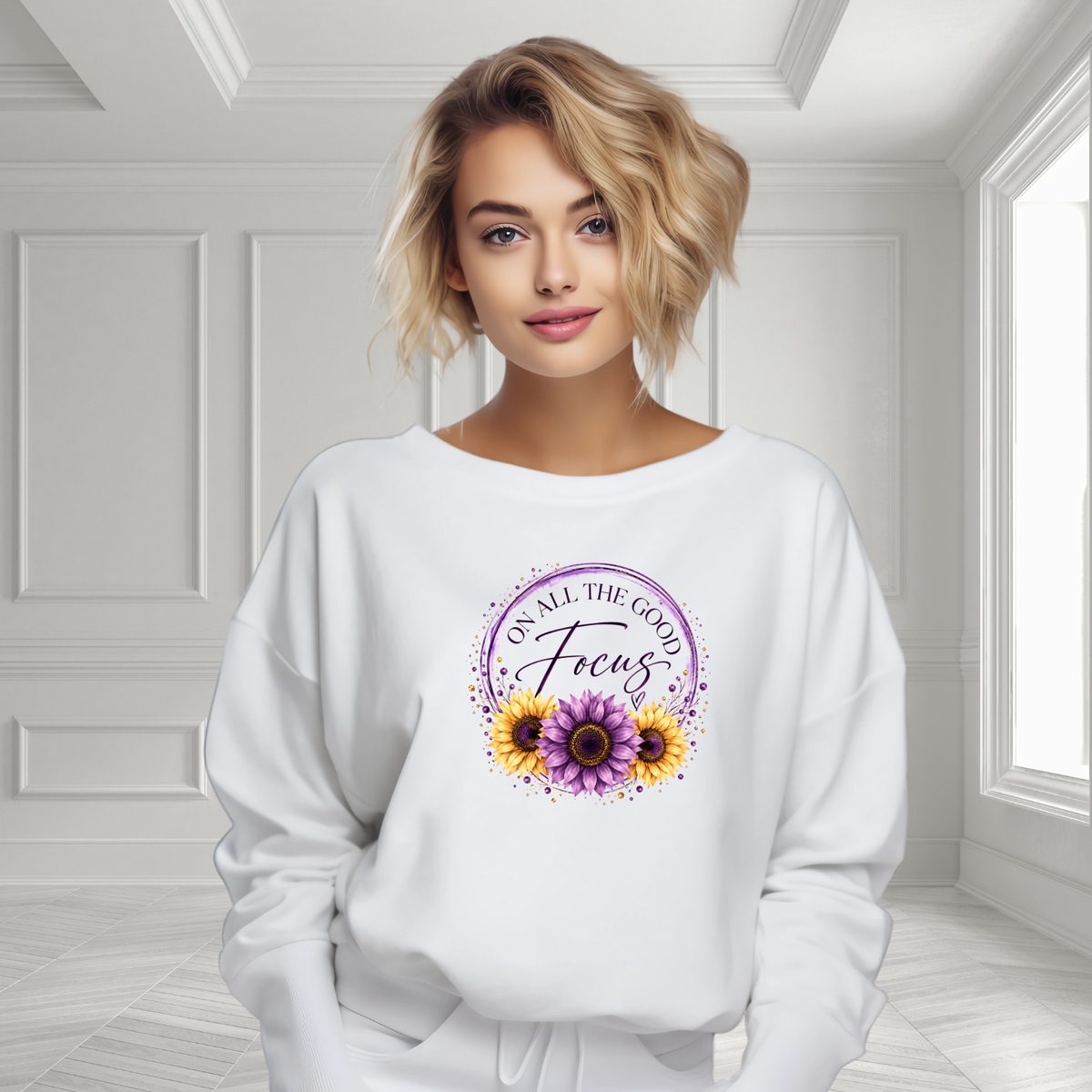Focus on All the Good Crewneck Sweatshirt
