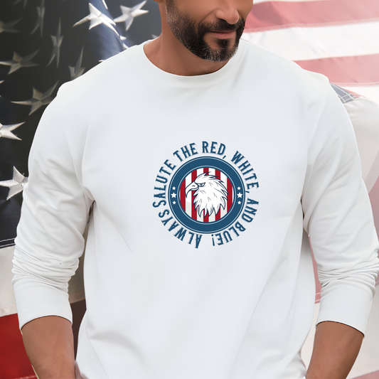 Always Salute Long Sleeve Tee