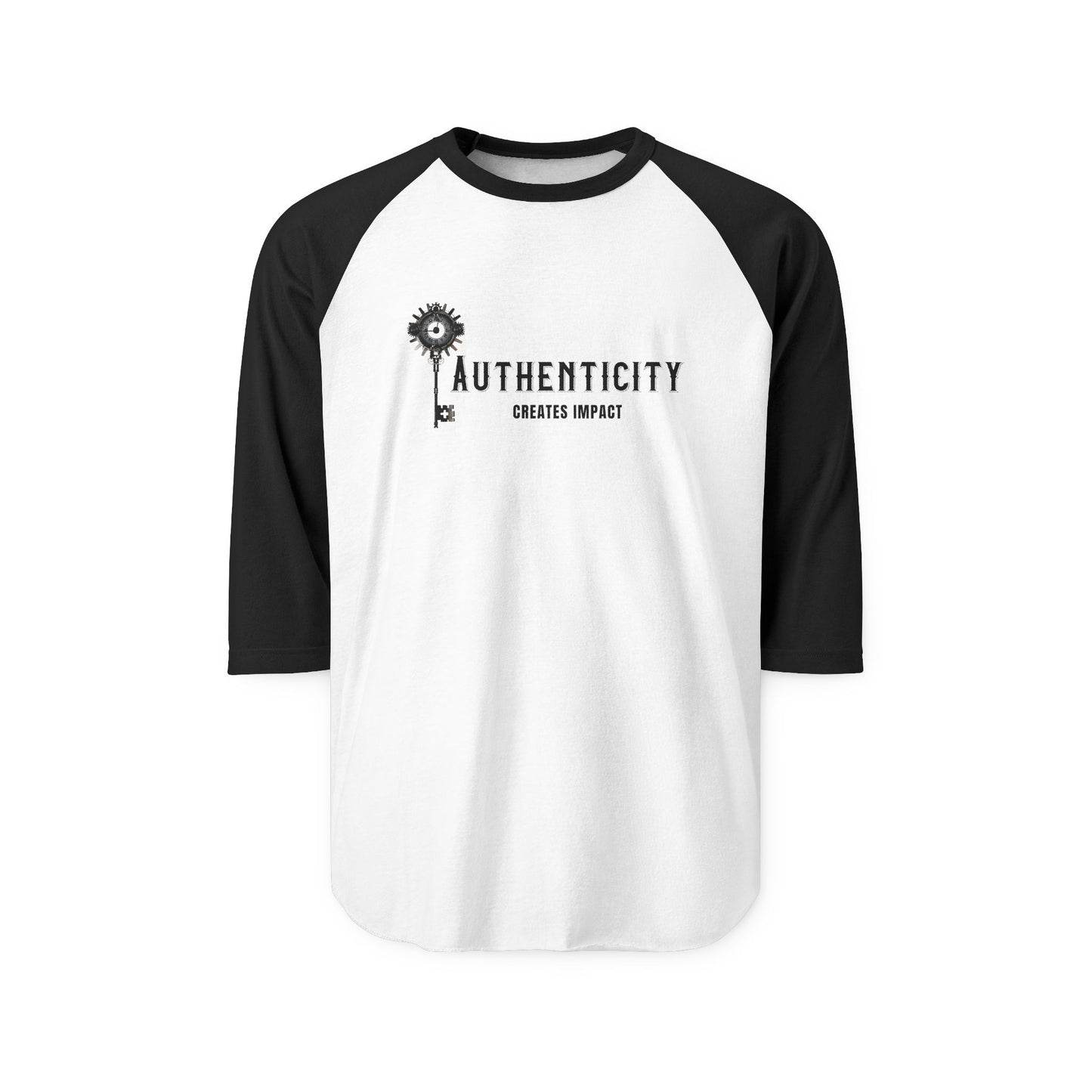 Authenticity Creates Impact Baseball Tee