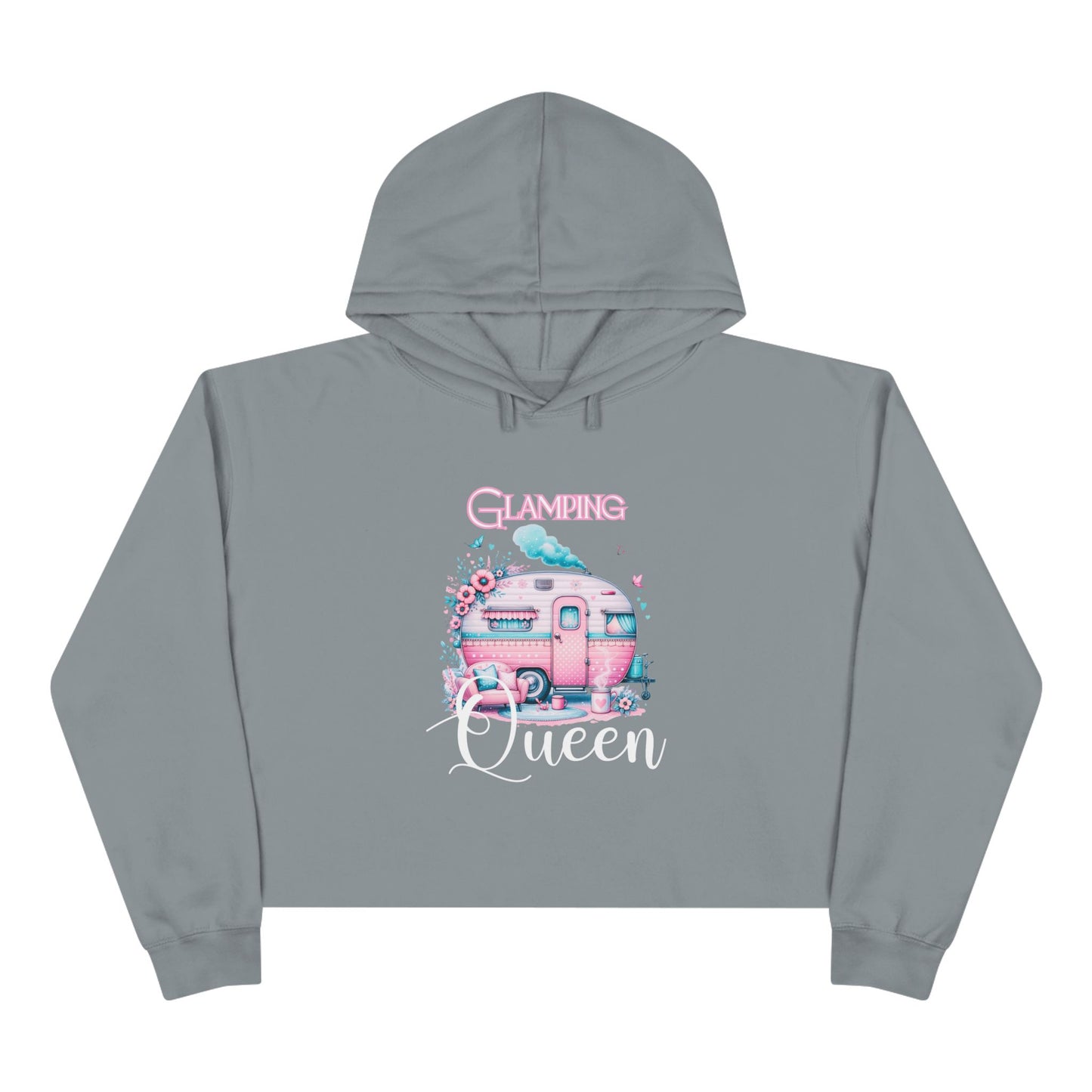 Glamping Queen Crop Hoodie