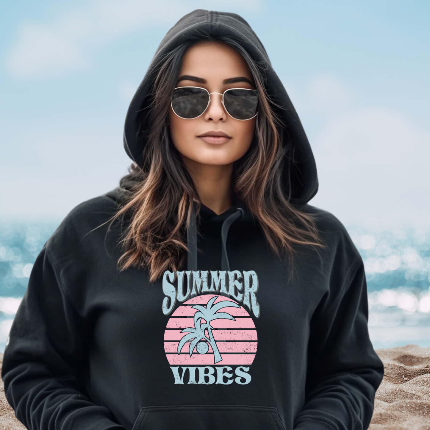 Summer Vibes Pullover Hoodie