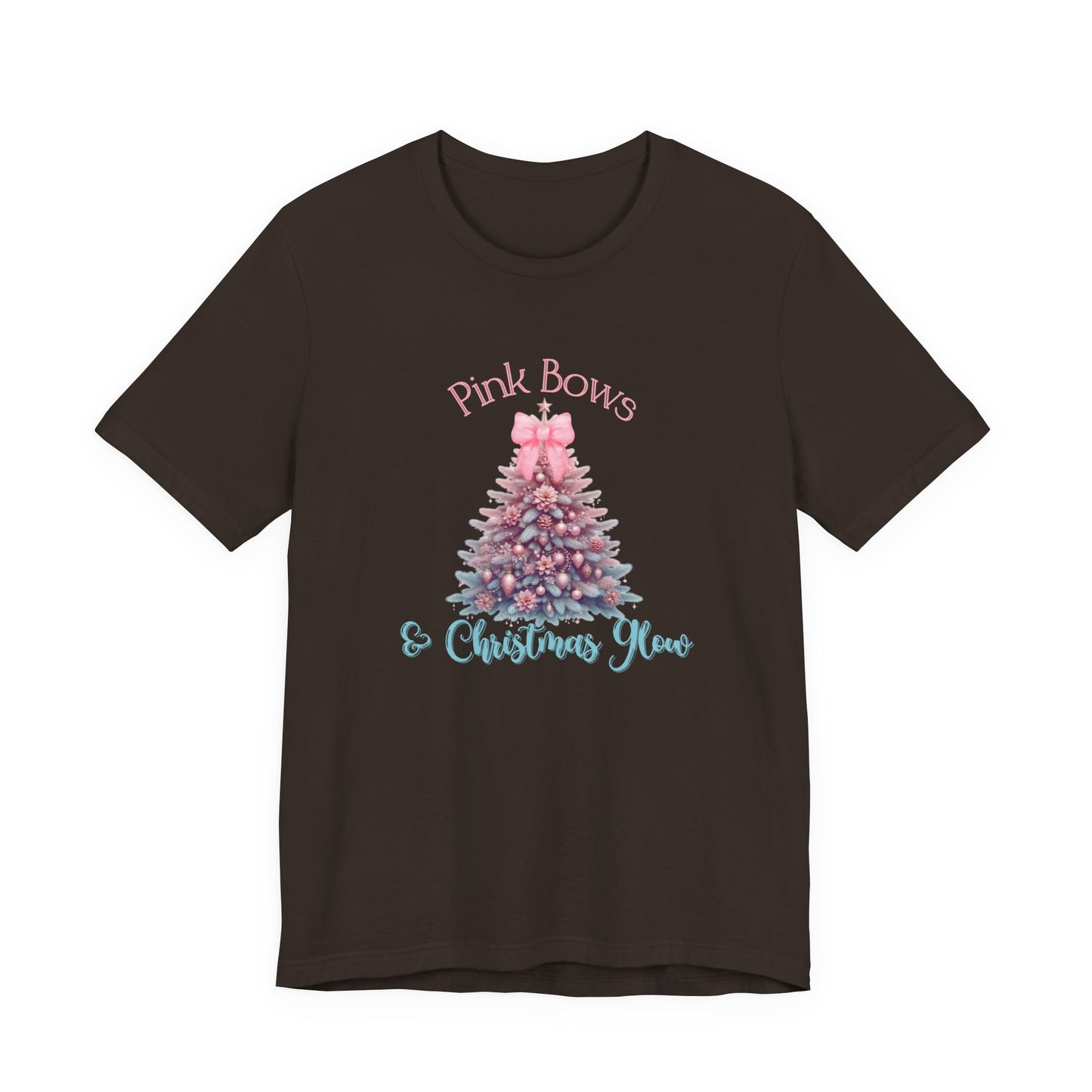 Pink Bows & Christmas Glow T-Shirt