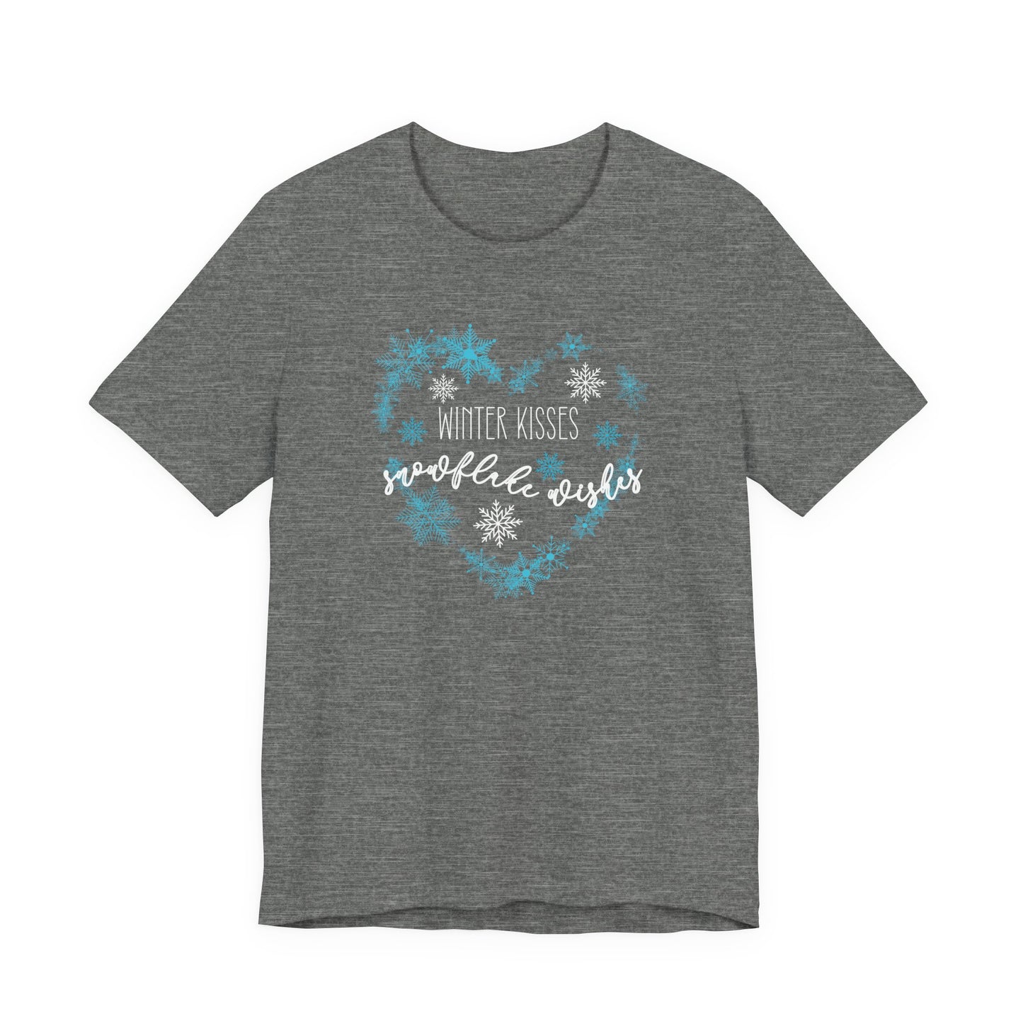 Winter Kisses, Snowflake Wishes T-Shirt