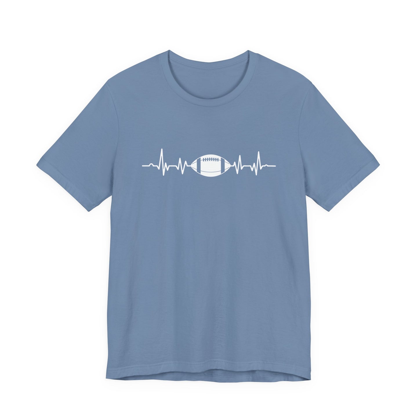 Football Heartbeat T-Shirt