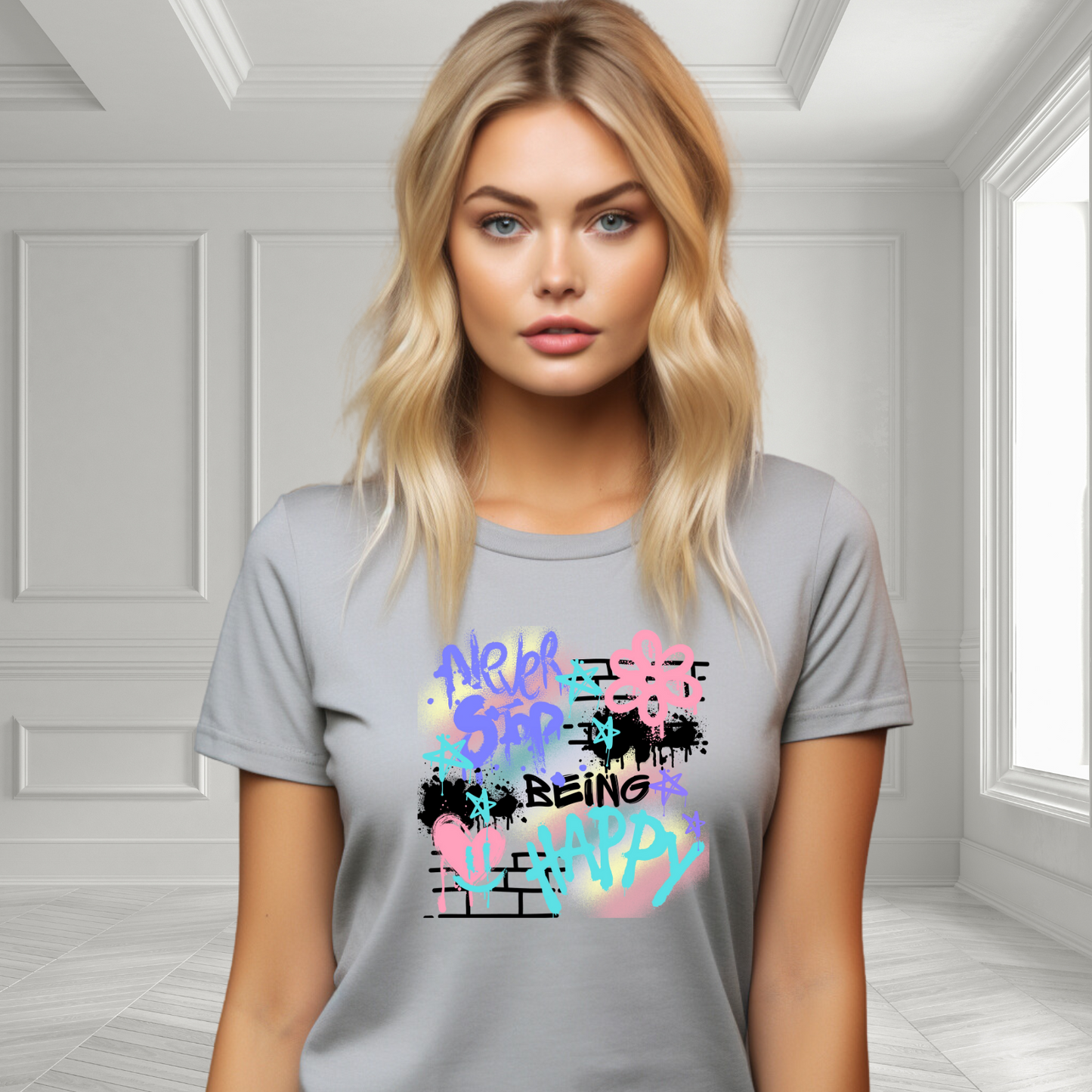 Never Stop Being Happy T-Shirt