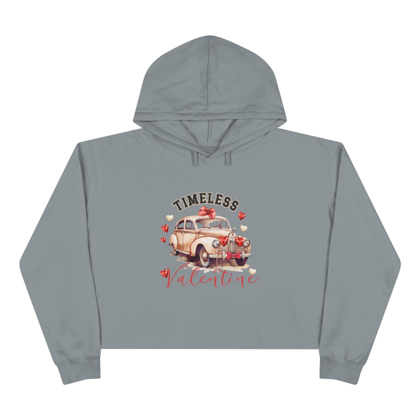 Timeless Valentine Crop Hoodie