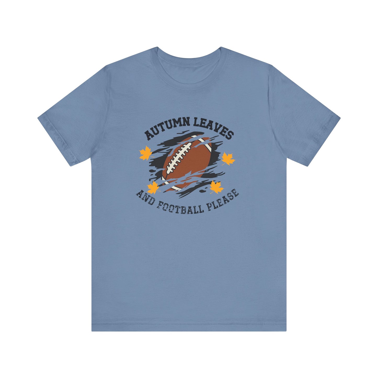 Autumn Leaves And Football Please T-Shirt