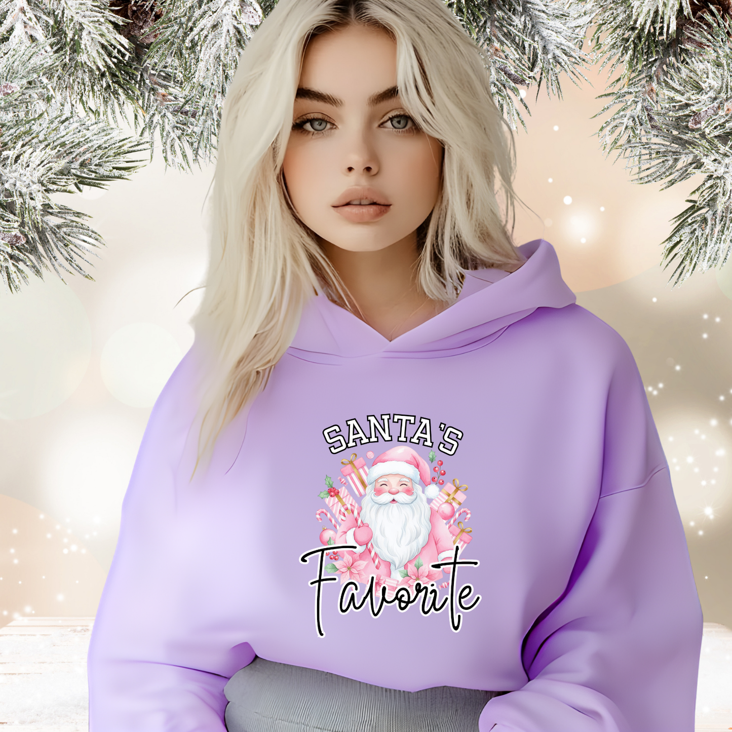 Santa’s Favorite Crop Hoodie