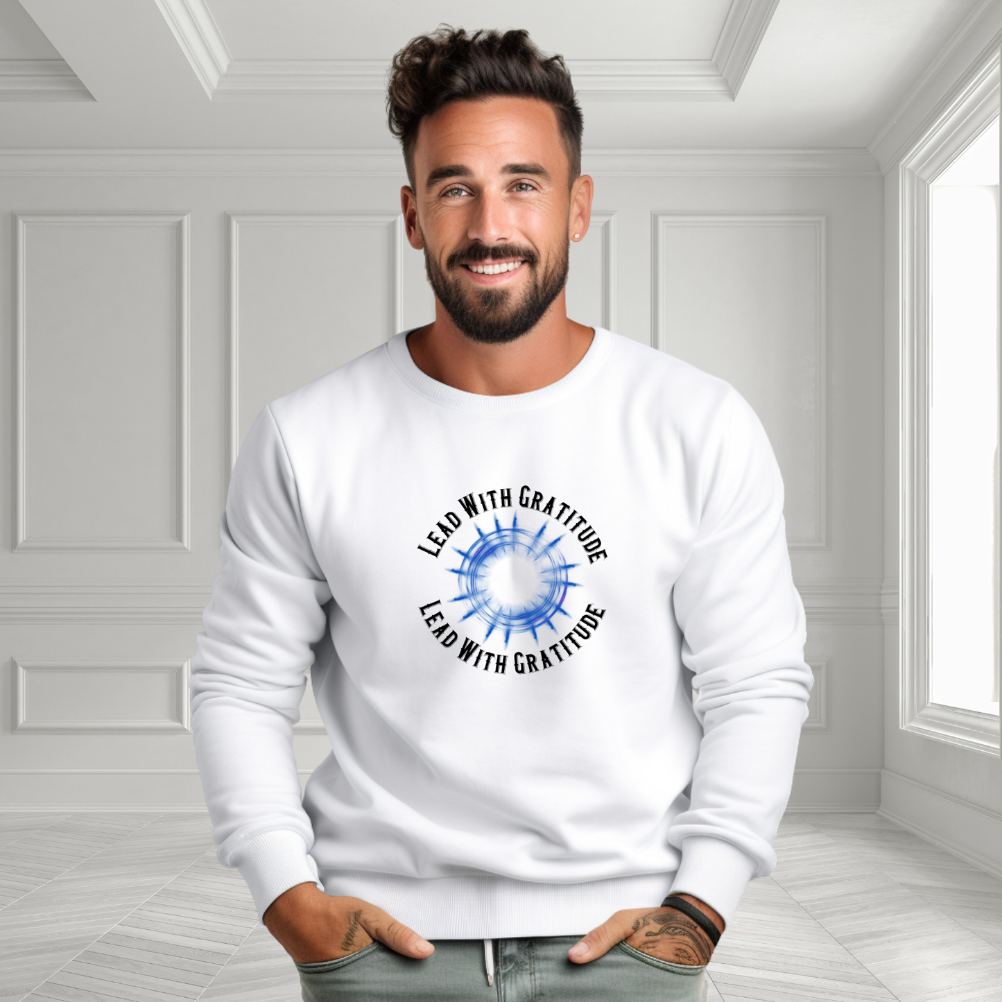 Lead With Gratitude Crewneck Sweatshirt