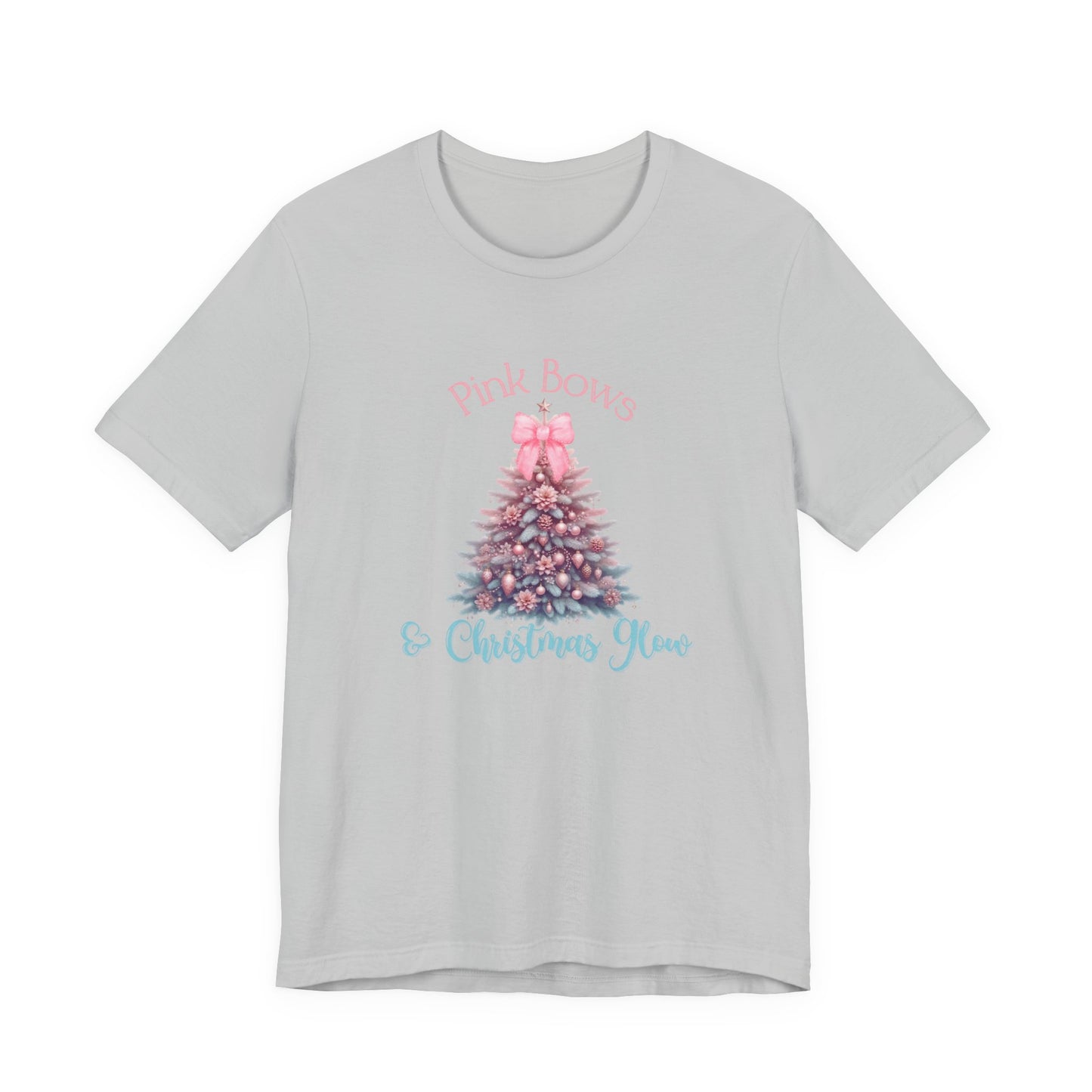 Pink Bows & Christmas Glow T-Shirt