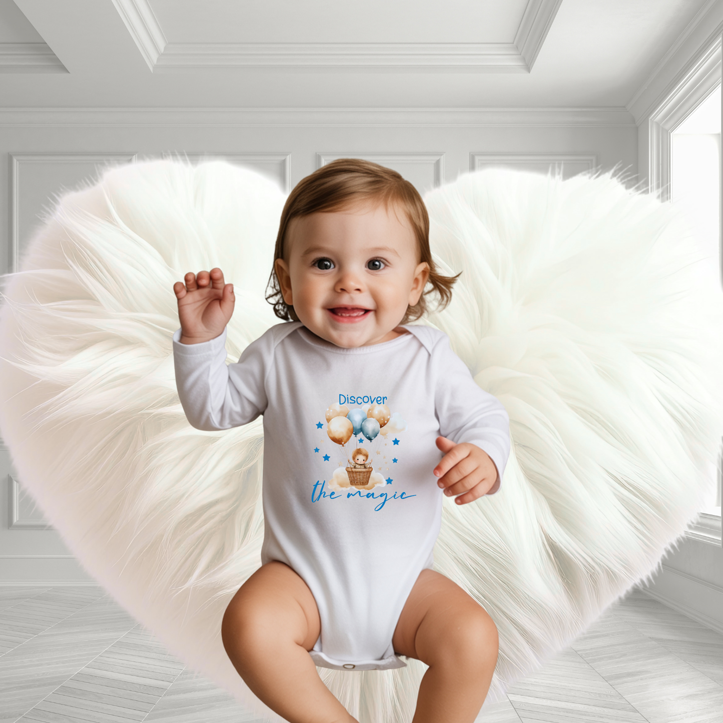 Discover The Magic Infant Long Sleeve Onesie