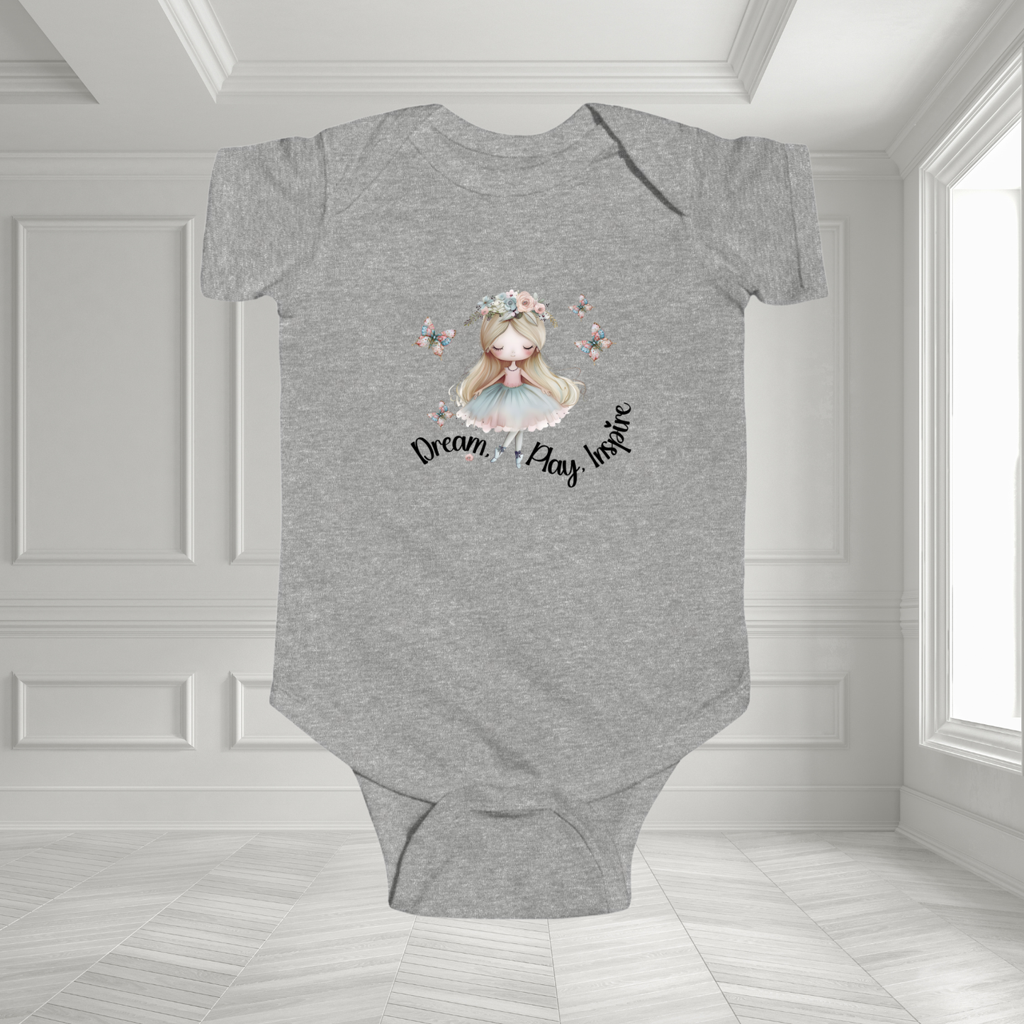 Dream, Play, Inspire Infant Short Sleeve Onesie