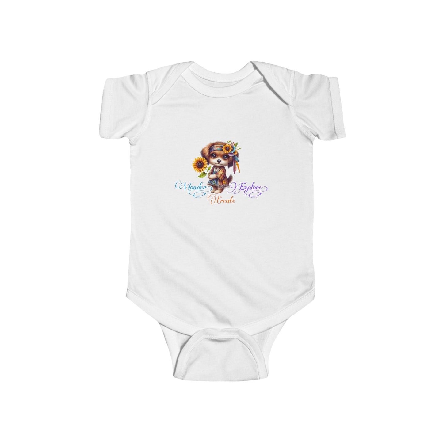 Wonder, Explore, Create Infant Short Sleeve Onesie