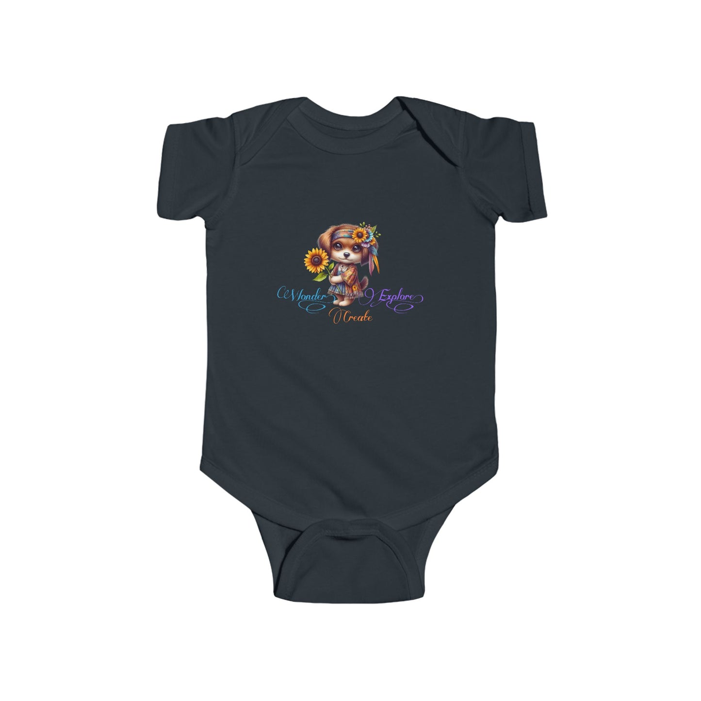 Wonder, Explore, Create Infant Short Sleeve Onesie