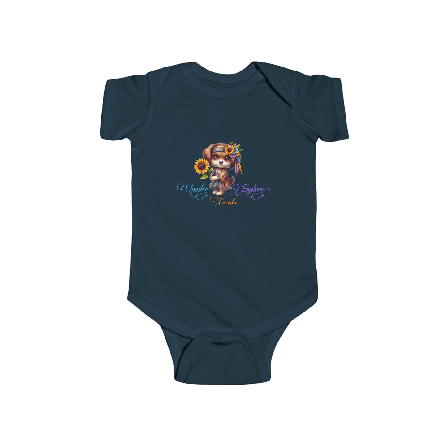 Wonder, Explore, Create Infant Short Sleeve Onesie
