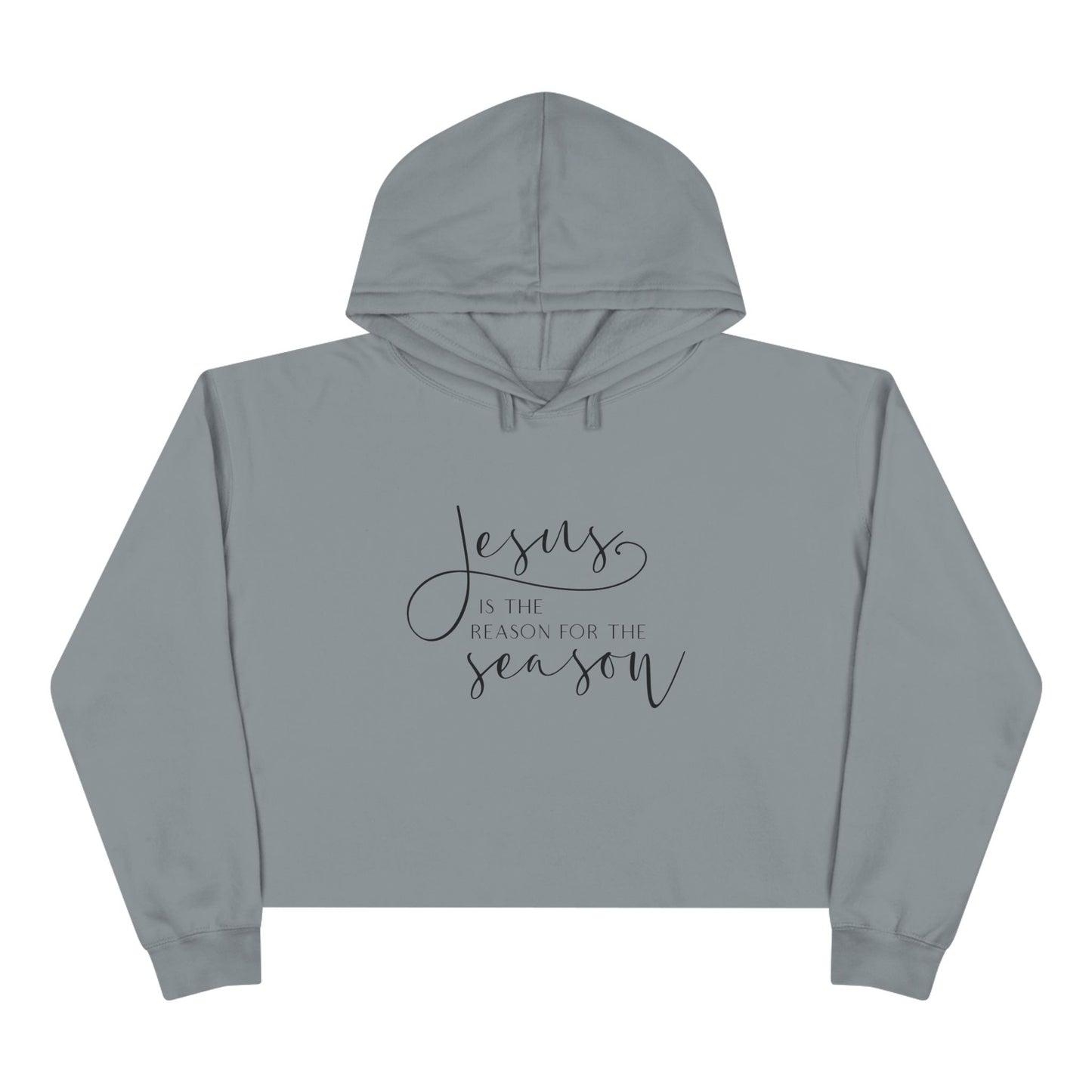 Jesus Is The Reason Crop Hoodie