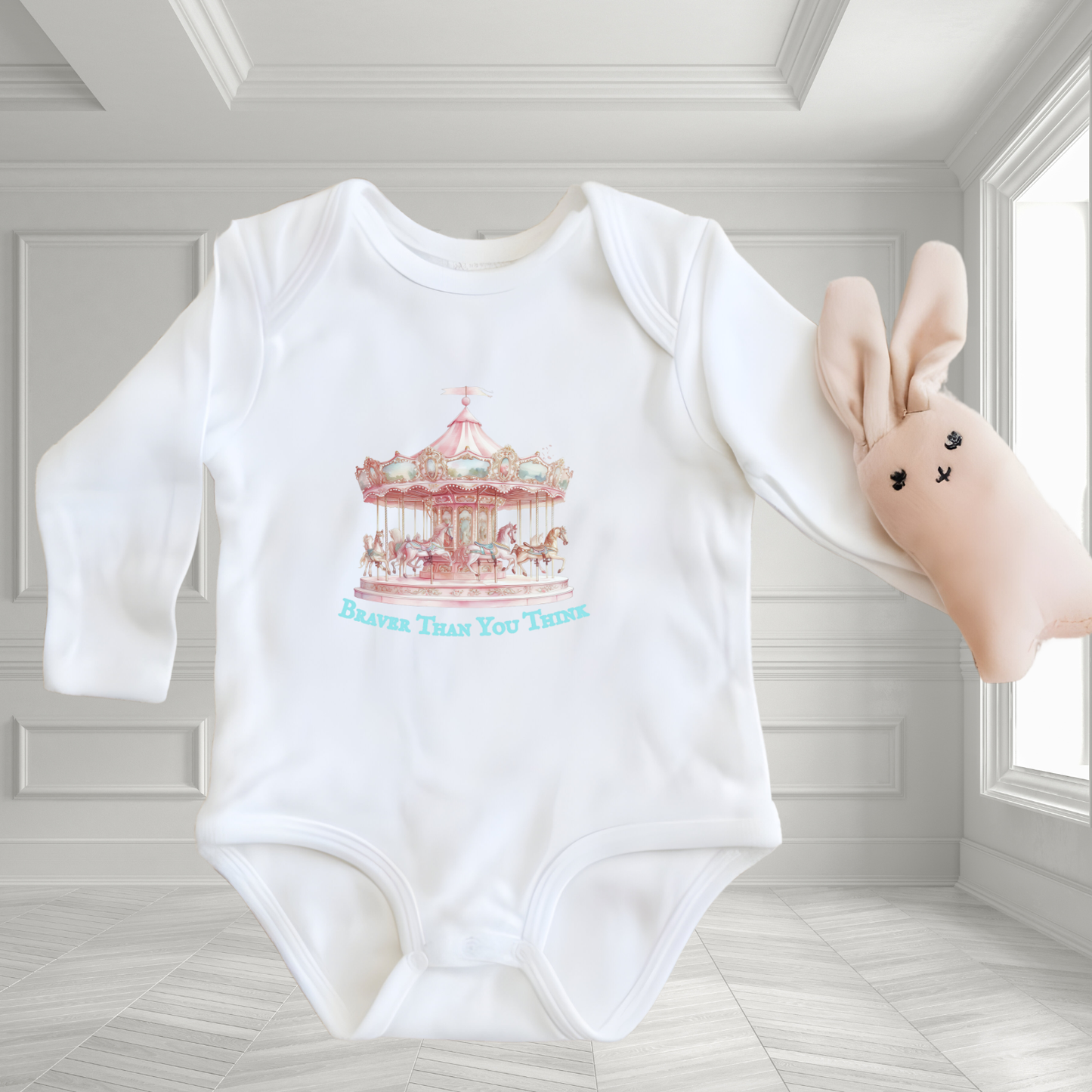 Braver Than You Think Infant Long Sleeve Onesie