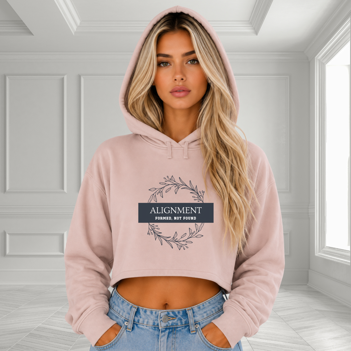Alignment -Formed, Not Found Crop Hoodie
