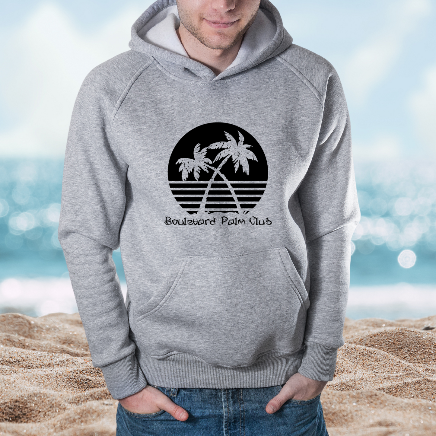 Boulevard Palm Club Pullover Hoodie