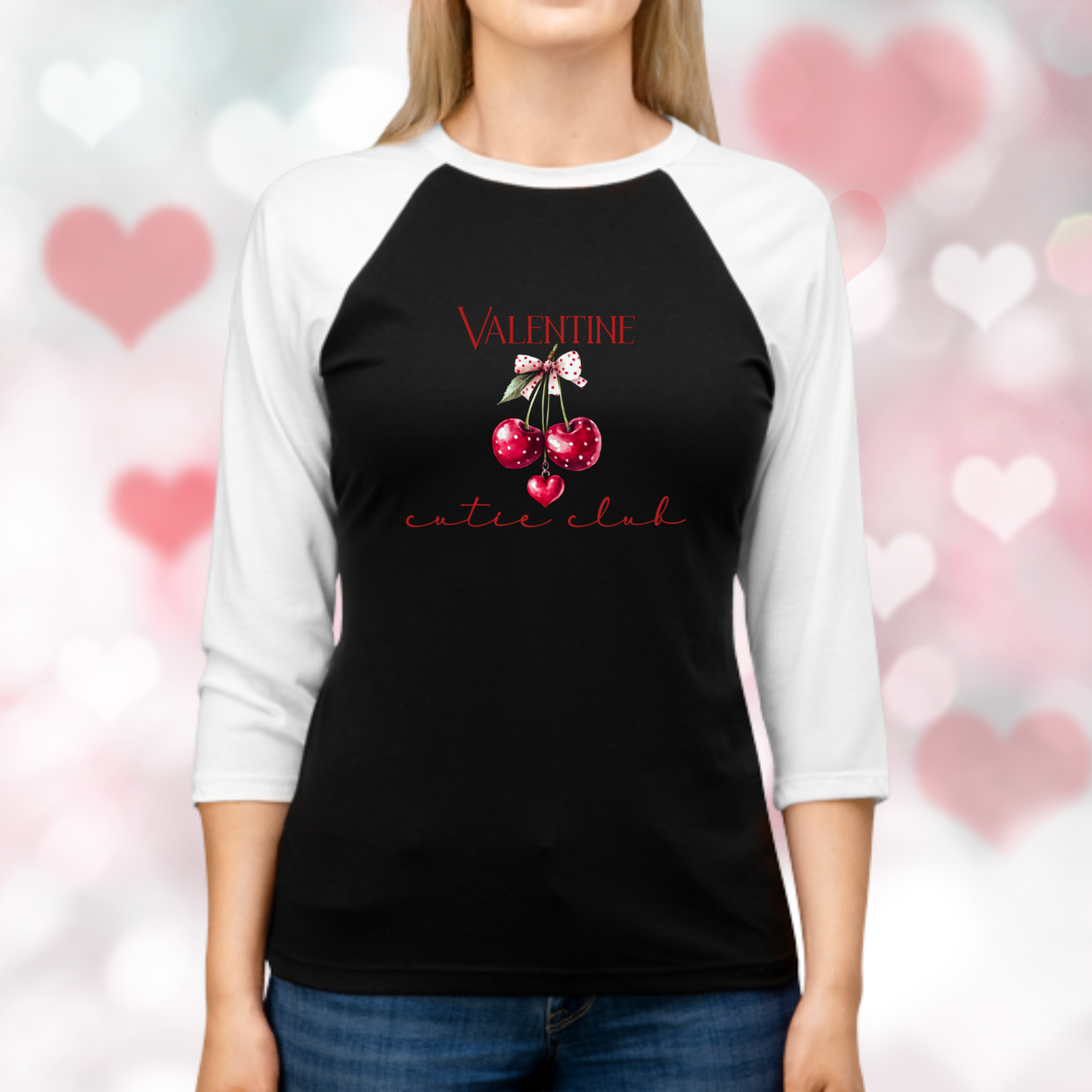 Valentine Cutie Club Baseball Tee