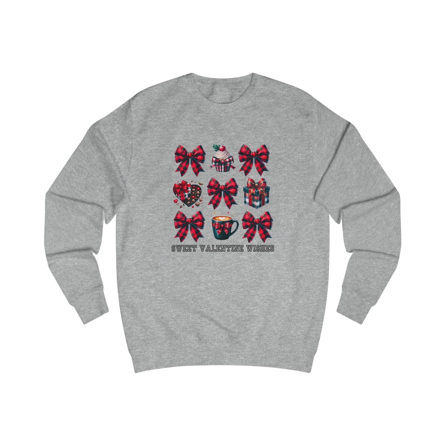 Sweet Valentine Wishes Crewneck Sweatshirt