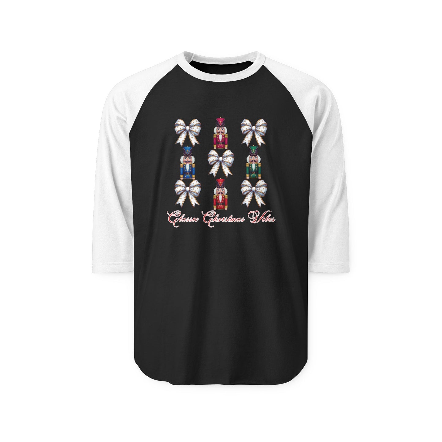 Classic Christmas Vibes Baseball Tee