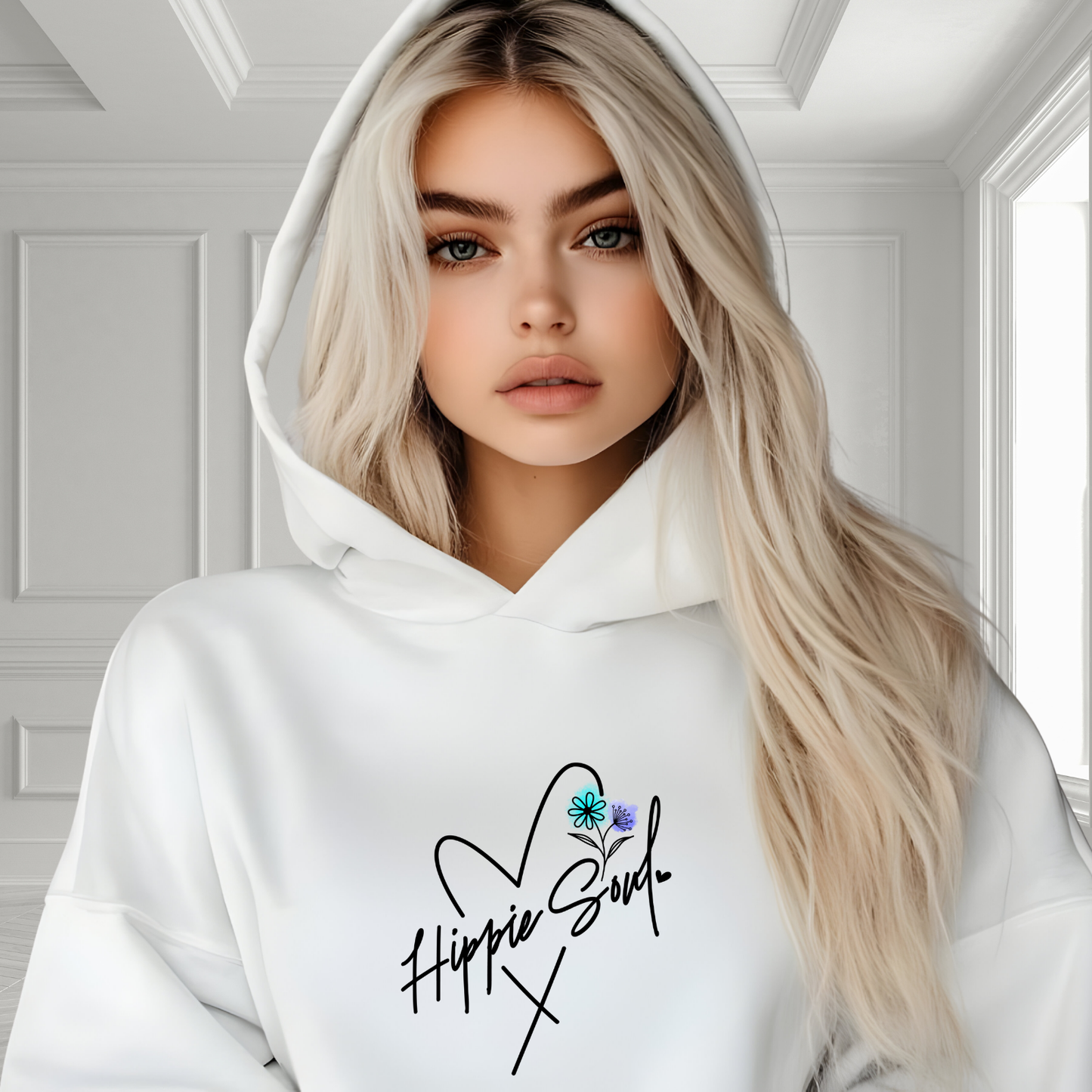 Hippie Soul Crop Hoodie