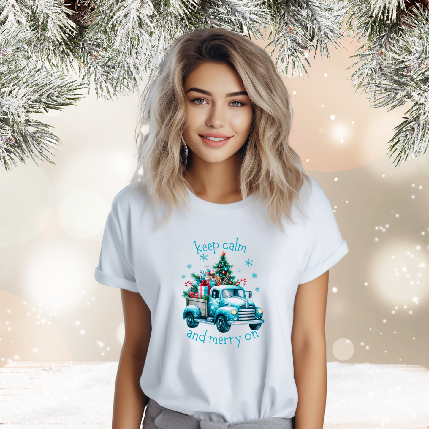 Keep Calm And Merry On T-Shirt