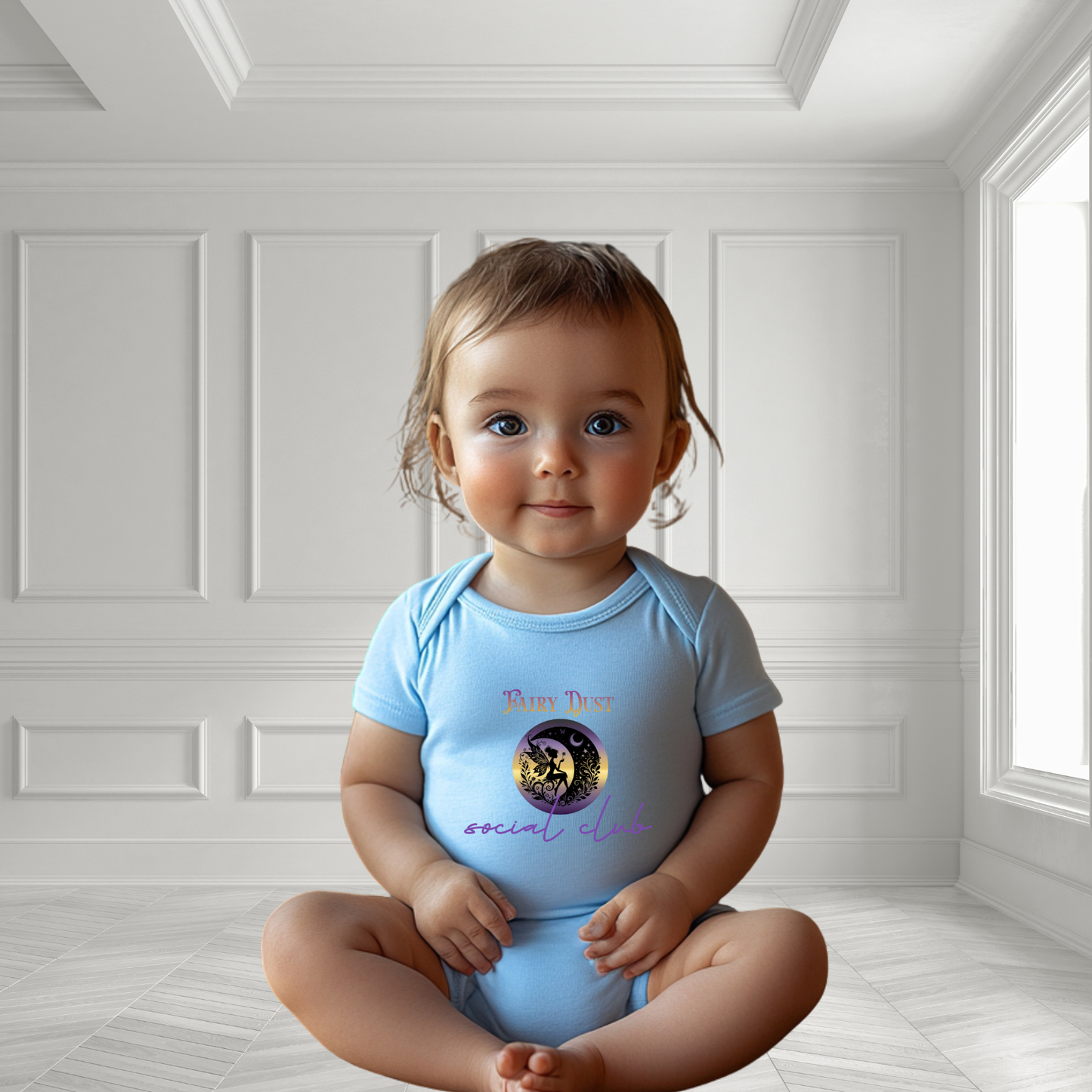 Fairy Dust Social Club Infant Short Sleeve Onesie