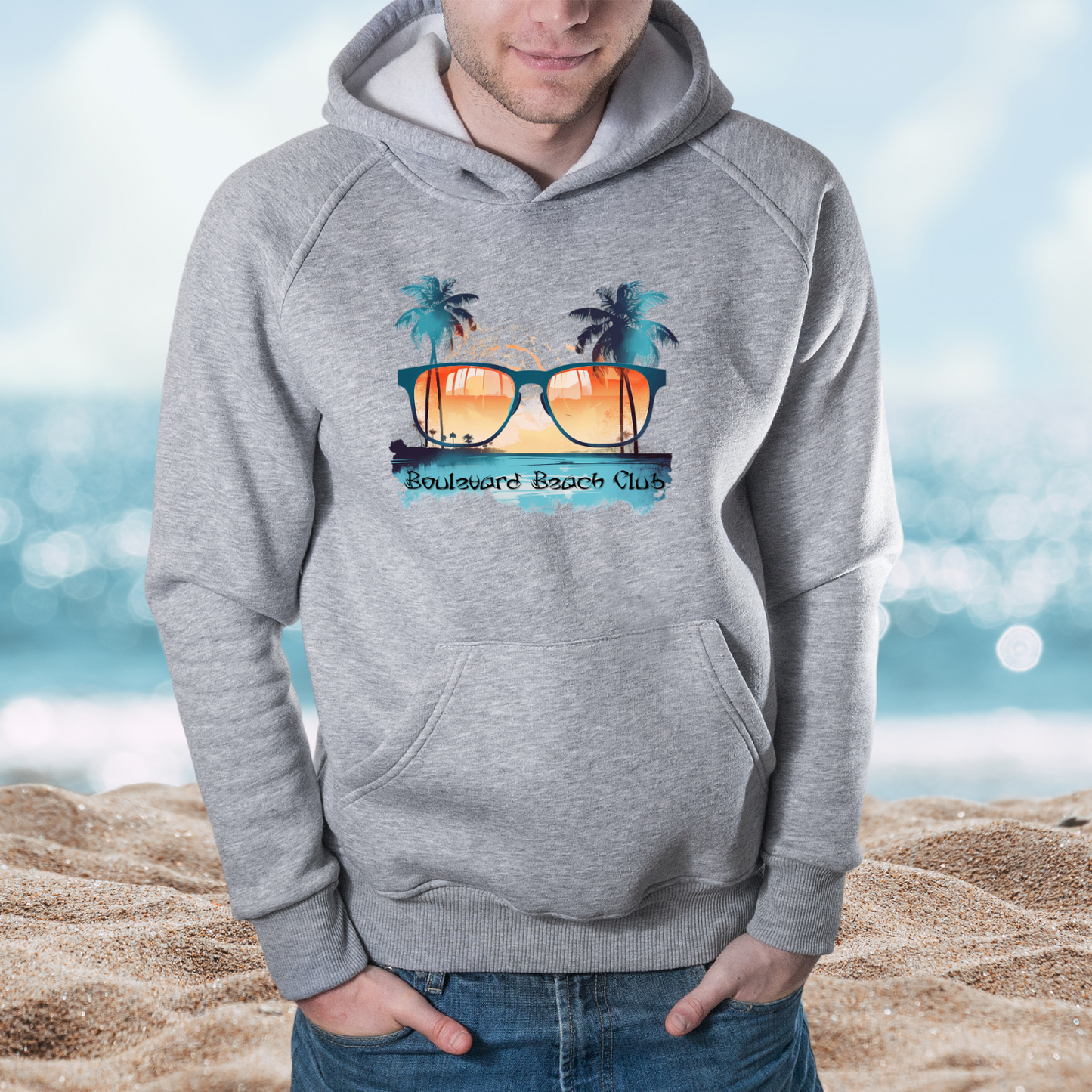 Boulevard Beach Club Pullover Hoodie