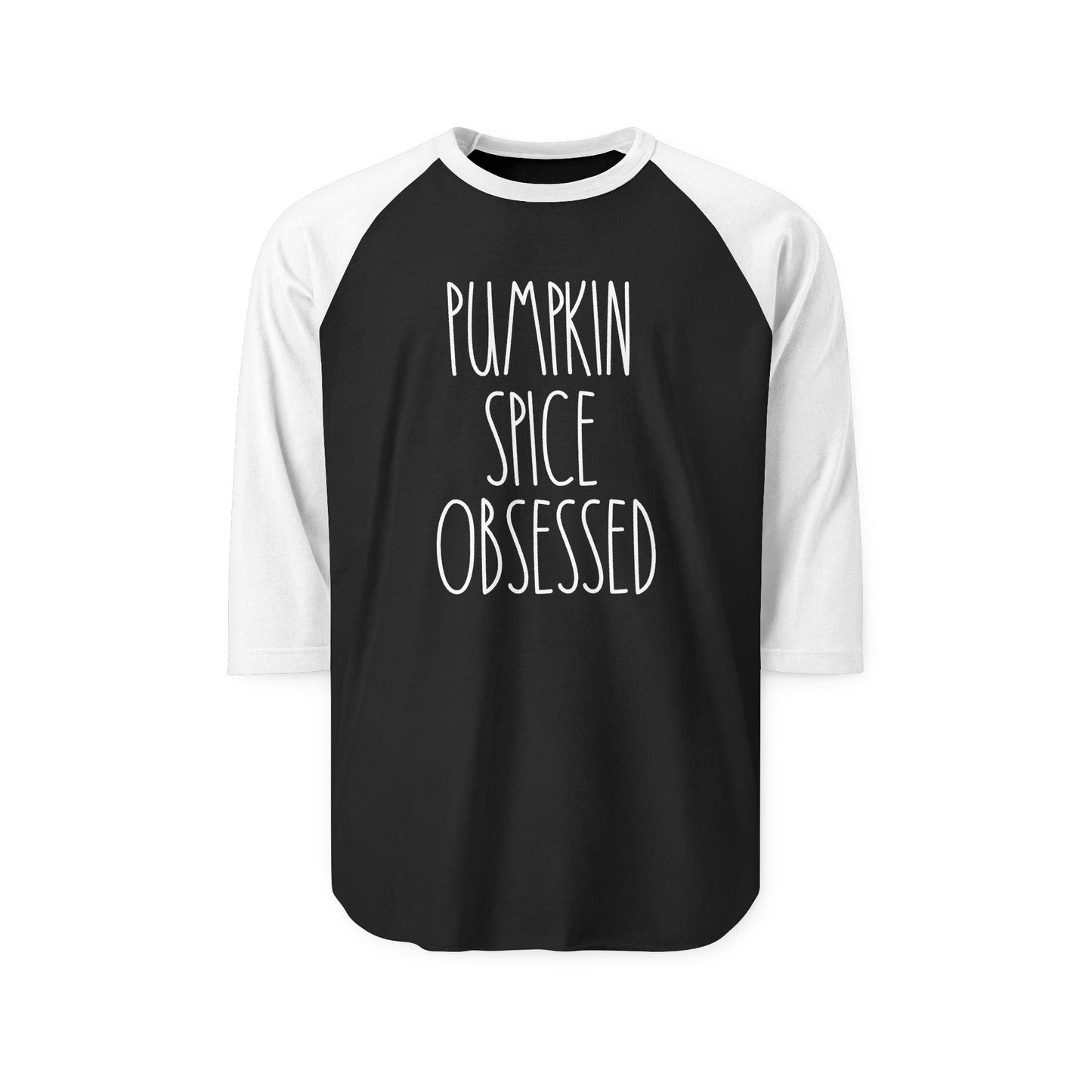 Pumpkin Spice Obsessed Baseball Tee