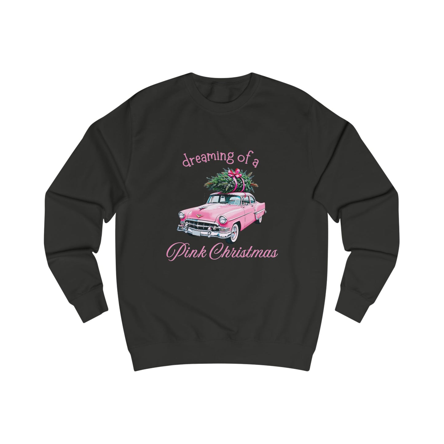 Dreaming Of A Pink Christmas Crewneck Sweatshirt